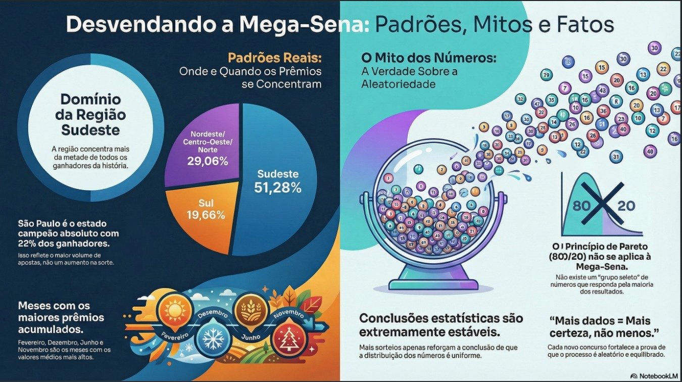 Desvendando a Mega-Sena: Padrões, Mitos e Fatos
